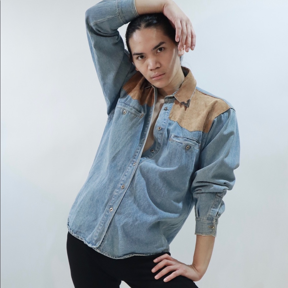 Vintage Western Denim Shirt